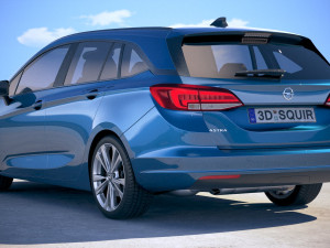 Opel Astra Sports Tourer 2020 3D Модель
