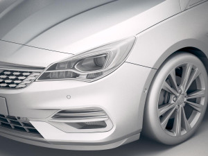 Opel Astra Sports Tourer 2020 3D Модель