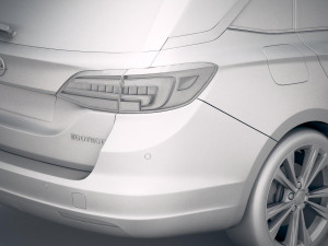 Opel Astra Sports Tourer 2020 3D Модель