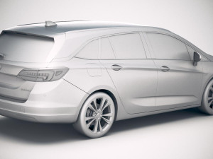Opel Astra Sports Tourer 2020 3D Модель