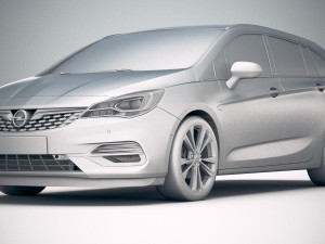 Opel Astra Sports Tourer 2020 3D Модель