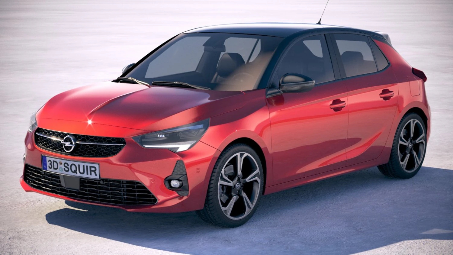 Opel Corsa 2020 3D Model .c4d .max .obj .3ds .fbx .stl .blend 