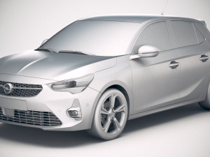 Opel Corsa 2020 3D Model