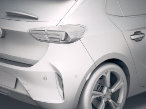 Opel Corsa 2020 3D Model