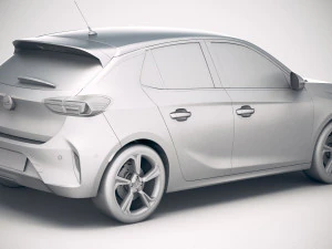 Opel Corsa 2020 3D Model