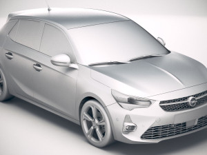 Opel Corsa 2020 3D Model