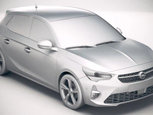 Opel Corsa 2020 3D Model