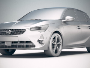 Opel Corsa 2020 3D Model
