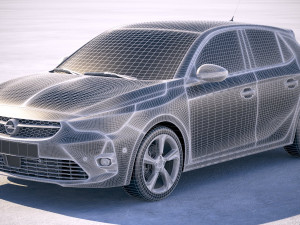 Opel Corsa 2020 3D Model