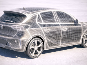 Opel Corsa 2020 3D Model