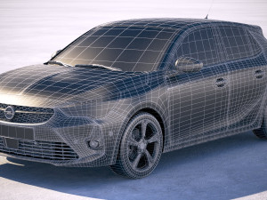 Opel Corsa 2020 3D Model