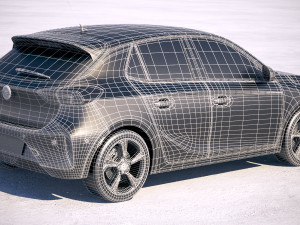 Opel Corsa 2020 3D Model