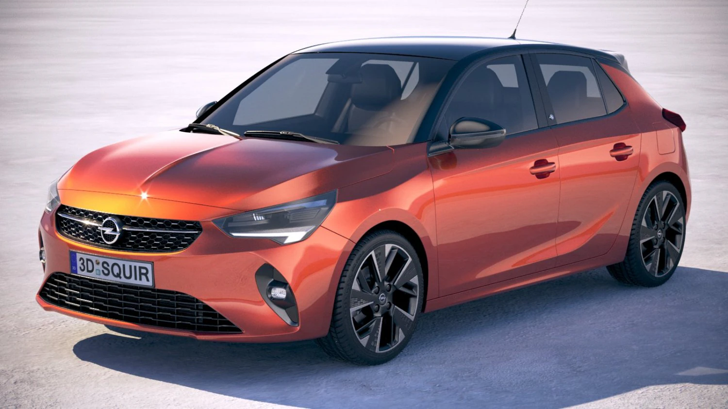 Opel Corsa-e 2020 3D Model .c4d .max .obj .3ds .fbx .stl .blend 
