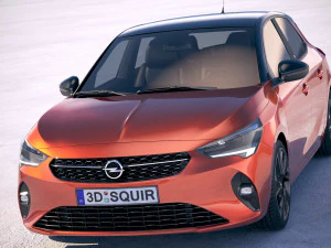Opel Corsa-e 2020 3D Model