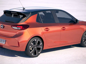 Opel Corsa-e 2020 3D Model