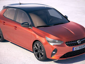 Opel Corsa-e 2020 3D Model