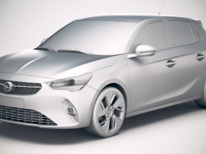 Opel Corsa-e 2020 Modelo 3D