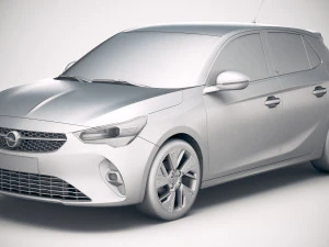 Opel Corsa-e 2020 3D Model