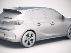 Opel Corsa-e 2020 Modelo 3D
