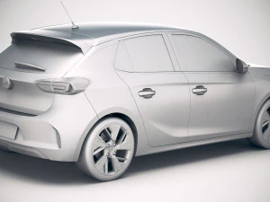 Opel Corsa-e 2020 3D Model
