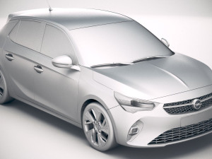 Opel Corsa-e 2020 Modelo 3D