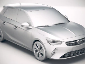 Opel Corsa-e 2020 3D Model