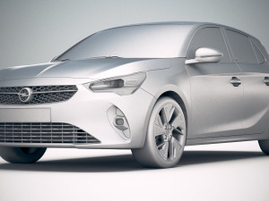 Opel Corsa-e 2020 Modelo 3D