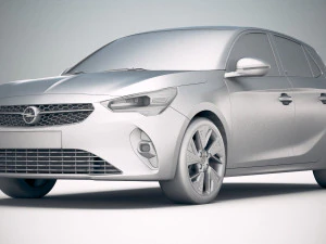 Opel Corsa-e 2020 3D Model