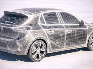Opel Corsa-e 2020 Modelo 3D