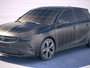 Opel Corsa-e 2020 3D Model