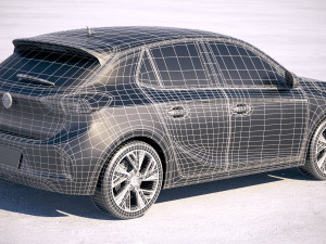 Opel Corsa-e 2020 Modelo 3D