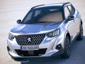 Peugeot 2008 2020 3D Model