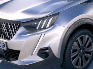 Peugeot 2008 2020 3D Model