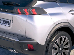 Peugeot 2008 2020 3D Model