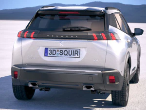 Peugeot 2008 2020 3D Model