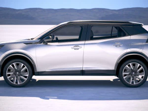 Peugeot 2008 2020 3D Model