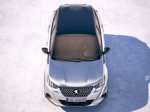 Peugeot 2008 2020 3D Model