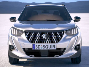 Peugeot 2008 2020 3D Model