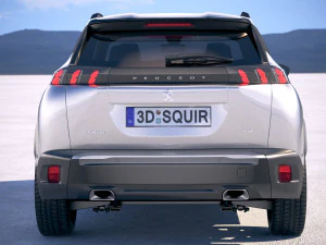 Peugeot 2008 2020 3D Model