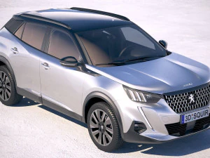 Peugeot 2008 2020 3D Model