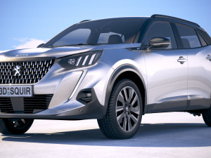Peugeot 2008 2020 Modello 3D