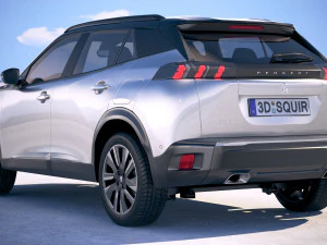 Peugeot 2008 2020 3D Model