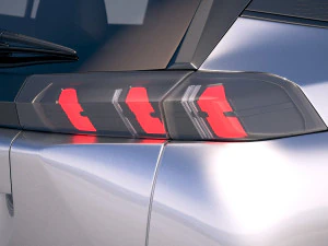 Peugeot 2008 2020 3D Model