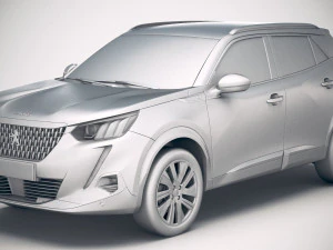 Peugeot 2008 2020 3D Model