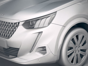 Peugeot 2008 2020 Modello 3D
