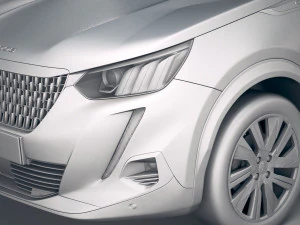 Peugeot 2008 2020 3D Model