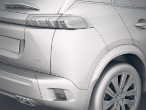 Peugeot 2008 2020 Modello 3D