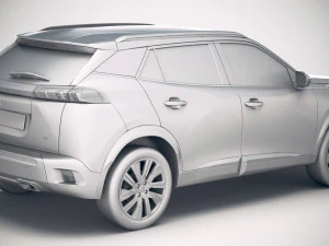 Peugeot 2008 2020 3D Model