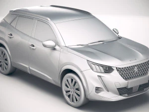 Peugeot 2008 2020 3D Model