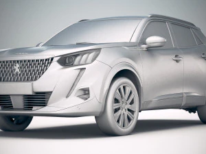 Peugeot 2008 2020 3D Model